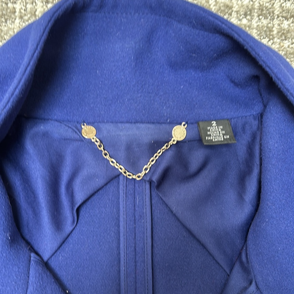 NWOT Chico’s Eggplant Jacket. Black Label - Picture 3 of 8